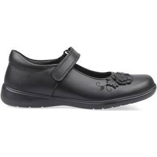 Start Rite Start Rite Wish Rip-Tape Black Leather Pretty School Shoes F & G Fit