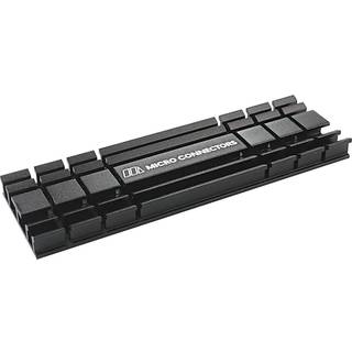 Micro Connectors M.2 SSD 5mm lavprofil