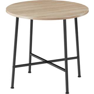 Spisebord Ennis 80x76cm - Industrielt lyst træ, egetræ Sonoma