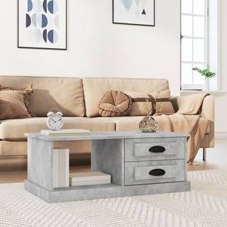 sofabord 90x50x35 cm konstrueret træ betongrå