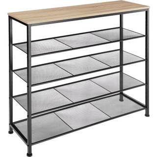 Skoreol Sheffield 100x30,5x93cm - Industrielt lyst træ, egetræ Sonoma