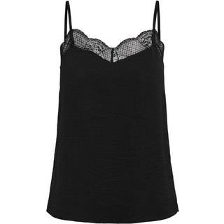 Pieces dame PCTIFFANY STRAP LACE TOP NOOS BC - Black - XS