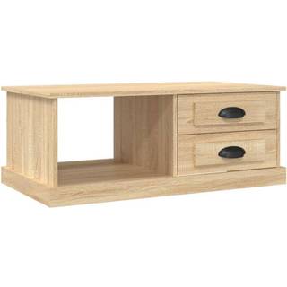 sofabord 90x50x35 cm konstrueret træ sonoma-eg