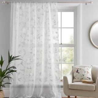 Dreams & Drapes Dreams & Drapes White Darnley Voile Panel