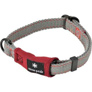 Snow Peak Soft Collar Hundehalsbånd størrelse L farve grey/red