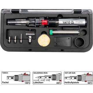 Gasfyret loddejern Yato YT-36706 + tilbehør