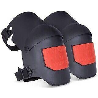 Sellstrom Hybrid Ultra Flex III Knepro kn?puder med indbygget gelpakke til maksimal komfort og holdbarhed - for m?nd og kvinder sort/orange