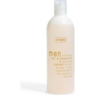 Ziaja Men Brusegel til krop og hår til mænd Mountain Pepper 400 ml - 400 ml