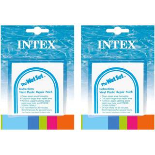 Intex Wet Set kl?bende vinylplast Swimming Pool Tube Reparation Patch 12 Pack 12 Pack