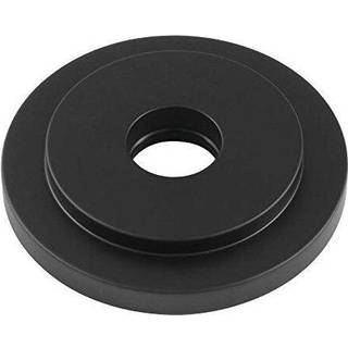 Kingston Brass Fleuro0 Manhattan Heavy Duty Round Solid Cast Brass Bruser Flange Matte sort