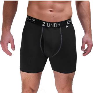 2UNDR Swing Shift Boxer XL - Herre, Sort, Komfortabelt Undertøj til Aktiv Livsstil