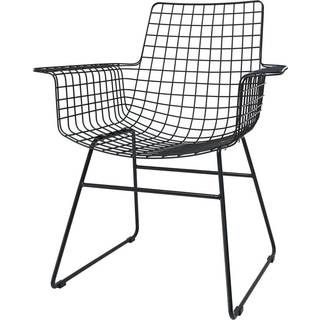 Metalarmlænestol Wire