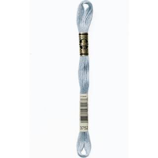 DMC Mouliné Spécial 25 Broderigarn, Ensfarvet, Blå/Lilla nuancer 3752 Indhold: 100% Bomuld Effekt: Ensfarvet Længde/tykkelse: 8 meter, 6-trådet Vask: Max 95 °C / Tåler ikke tørretumbling.