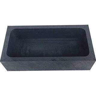 Otoolworld Gold Silver Graphite Ingot Mold Mold Crucible til smeltende st?bning Raffinering (1 kg)