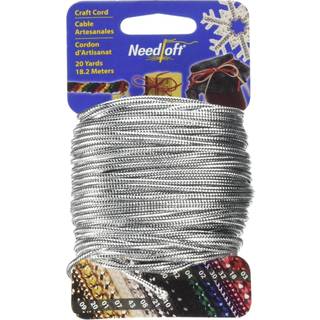 Needloft Nyhed Craft Cord 20-yard solid s?lv