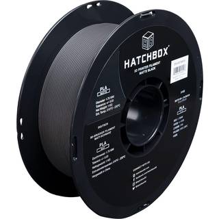 Hatchbox Matte PLA 3D-printerfilament dimensionel nøjagtighed 0,03 mm 1 kg spole 1,75 mm sort