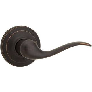 Kwikset Tustin Interior Passage Door Handle Lever til skab og halldøre Reversible ikke-låsede håndtagshåndtag Venetiansk bronze med mikrobanbesky