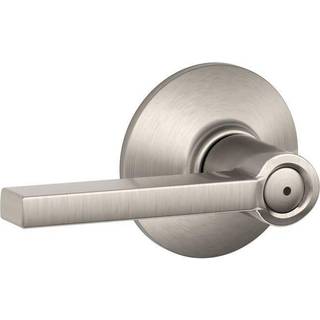 Schlage F40 Lat 619 Latitude Door Lever Bed & Bath Privacy Lock Satin Nickel