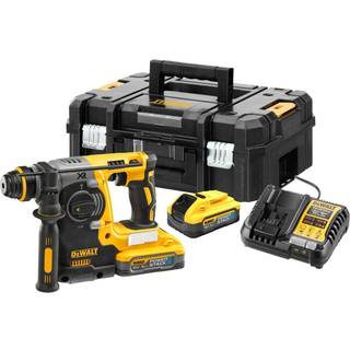 Dewalt DCH273H2T-QW 18V XR Bore-/mejselhammer med 2 stk. 5,0Ah PowerStack batteri, lader og TSTAK