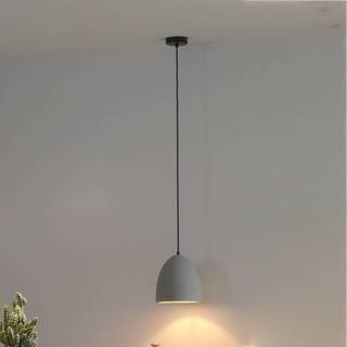 Moderne hanglamp zwart met grijs beton - Eton
