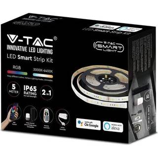 V-Tac 4W/m RGB+CCT LED strip sæt - 5m, 60 LED pr. meter, IP65