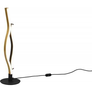 Design tafellamp zwart met goud incl. LED dimbaar - Blaze