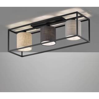 Isko loftlampe med 3 stofskærme