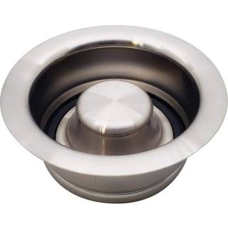 Westbrass D2089-07 4-1/4 """" Køkkenvask affald bortskaffelse af drænflange og stopper satin nikkel