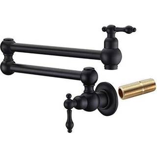 Sumerain Bronze Pot Filler Faucet Wall Mount Oil Rubbed Bronze Dual Swing Joints og 24 """" Udvidelse