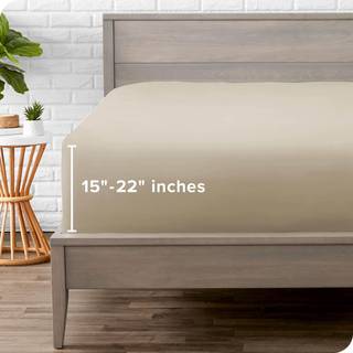 Bare hjem California King Fitted Sheet - Extra Deep Pocket Fitted Sheet - Premium 1800 Microfiber - Ultra -Soft Wrinkle Free - Cal King Deep Pock