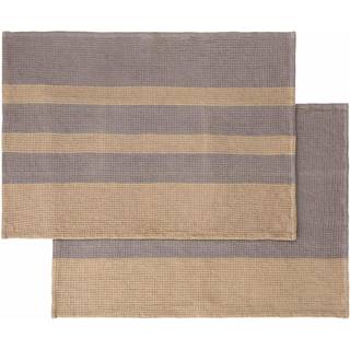 Gano viskestykke 2-pak - Steel Grey/Tan