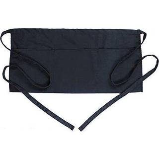 Boharers talje forkl?de med 3 lommer - sort servitrice -tjener server korte forkl?der