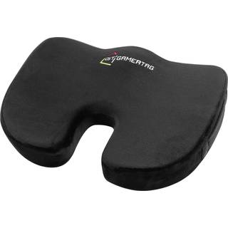 Sleepavo Black Memory Foam Seat Pushion til kontorstol - Pude til iskias Coccyx Back Tailbone L?ndesmerter til l?ndesmerter - Ortop?d formand Pad