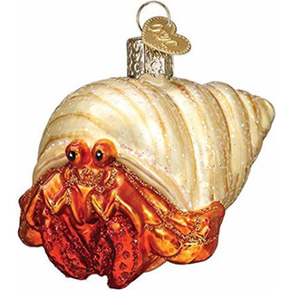 Old World Christmas Ornaments Hermit Crab Glass Blæst ornamenter til juletræ