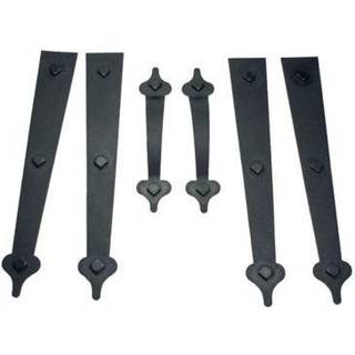 Husholdnings essentials garagehåndtag og hængselmagneter - dekorative magnetiske hardware ståldøre let installation holdbart og vejrbestandigt sæ