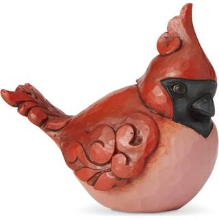 Enesco Jim Shore Heartwood Creek Luck in the Air Cardinal Bird Figur 4,49 tommer r?d