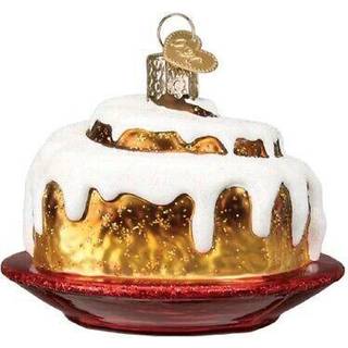 Old World Christmas Cinnamon Roll Glass blæst ornament til juletræ