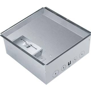 Hager Komplet gulvboks inkl q06 rustfri