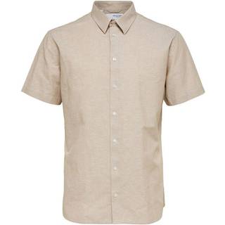 SLHREGNEW-LINEN SHIRT SS CLASS