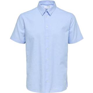 SLHREGNEW-LINEN SHIRT SS CLASS