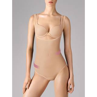 Wolford TULLE FORMING STRING BODY 407 Clay 36
