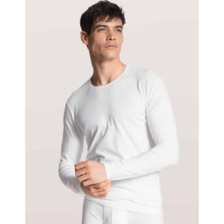 Calida Cotton Code Shirt Long Sleeve - White - Small