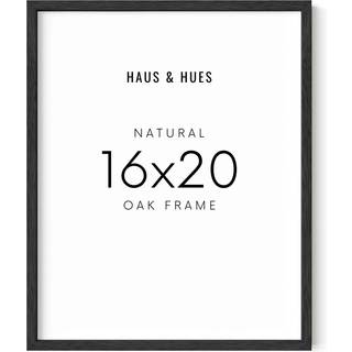 Haus og nuancer 16x20 Black Oak Tr?rammer S?t p? 1 - 16x20 Billedrammer til v?g 16x20 Black Picture Frame Plakat Frame 16x2