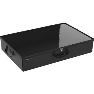 Closetmaid 20504 sammenfoldelig underbed opbevaringspose med håndtag Lynlås lukning og klart vindue til sweaters sko tæpper med kul sort finish