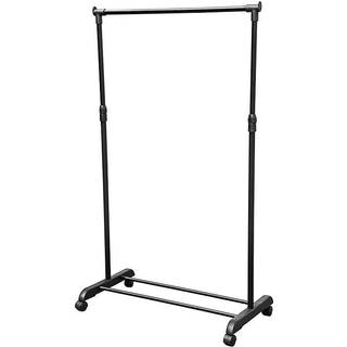 Garderobestativ sort 95x32x170 cm