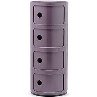 Kartell - Componibili 4985, White, 4 Compartments - Kabinetskabe - Anna Castelli Ferrieri - Hvid - Plast