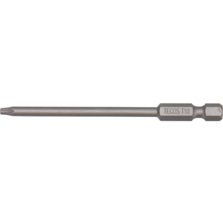 Tecos bit 1/4" TX10 90mm 3 stk