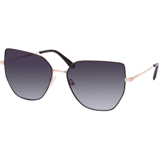 Calvin Klein Kvinde CK21129S 001 Solbriller Metal Sort Violet Sommerfugl Skygge