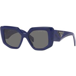 Prada PR 14ZS Polarized 18D5Z1 50 Solbriller Kvinder Blue - Baltic Marble Blue - 50mm