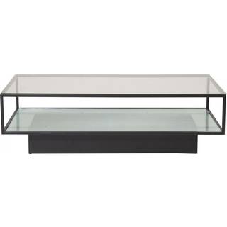 Maglehem sofabord med hylde 60x130 cm glas.